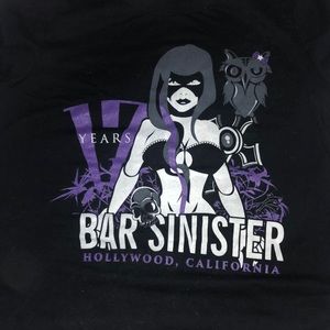 Bar sinister 17th anniversary shirt goth medium
